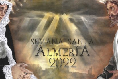 Cartel de la Semana Santa de Almería 2022, obra de Andrés Torrejón.