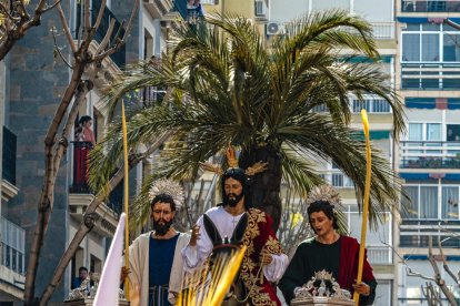 Cartel de la Borriquita, obra de Antonio Navarro del Pino.