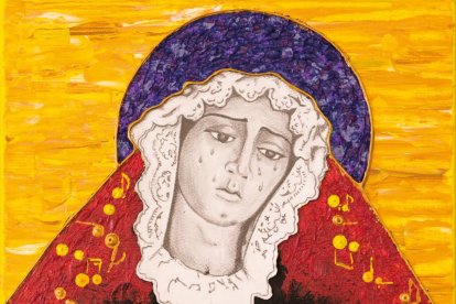 Cartel de Pasión, obra de Juan Andrés Cabezas.