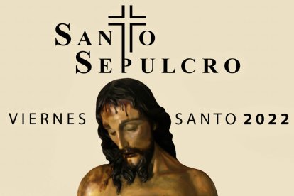 Cartel del Santo Sepulcro, obra de Miguel Mora.