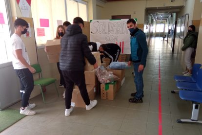 Trabajos conjuntos de los alumnos.