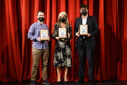 Los tres galardonados en los IV Premios del Turismo Almeriense.