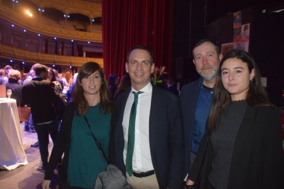 Gloria Aceituno, Javier Zamora, Antonio López y Cristina Arcila de la delegación de Turismo de la Junta de Andalucía.