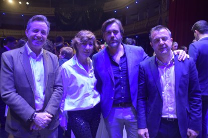 Francisco Martínez y Claudia Quesada del Hotel Bahía Serena y Francisco Javier Cano y Pedro Díaz de Guest Incomin.