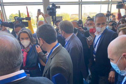 Llegada de Alberto Núñez Feijóo.