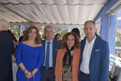 Cristina Creus, Juan Manuel Amaya de la Mutua AMA, Carmen Becerra y Antonio Vargas.
