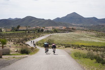 Un instante de la etapa.