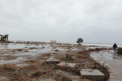 Daños en la costa de Vera a las puertas de la Semana Santa. /Foto: Ayto. Vera