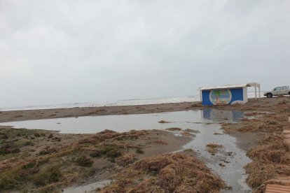 Daños en la costa de Vera a las puertas de la Semana Santa. /Foto: Ayto. Vera