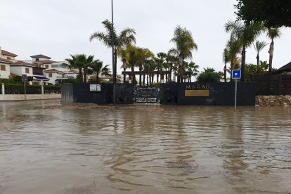 Inundaciones ocasionadas por el temporal por el que atraviesa la provincia. /Foto: Ayto. Vera