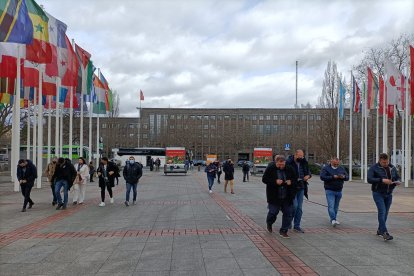 Llegada de parte de la delegación almeriense a Fruit Logística.