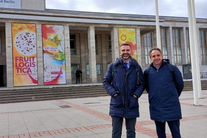 Ramón Fernández Pacheco y Juanjo Segura a las puertas de Fruit Logística.