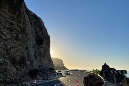 Hay riesgo de nuevos desprendimientos.