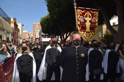 Banda de Música Iris de Instinción, acompañando a la Virgen de La Estrella.