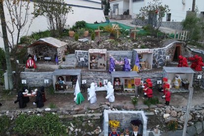 Vista general del lugar en el que está la procesión.