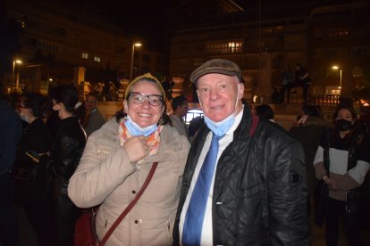 Agustín López, el que fuera concejal del Ayuntamiento de Almería, con su hija María del Mar.