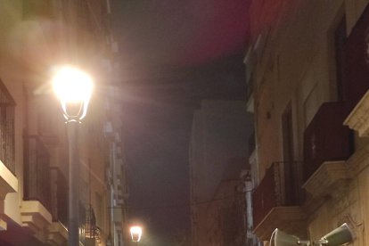 La calle Eduardo Pérez, abarrotada. 
