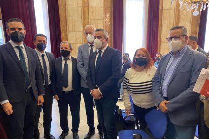 Representación almeriense en la presentación del estudio.