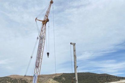 Detalle de las obras en marcha.