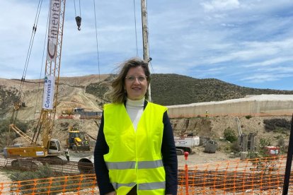 Presidenta de Adif, tras la visita.