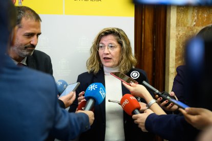 Domínguez, en la Subdelegación.