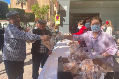 La venta de las tradicionales Rosquillas de San Marcos.