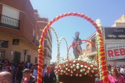 San Marcos por las calles de Adra (FOTO: Pepe Cazorla).