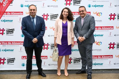 Rafael Pasamontes, María Montagut y Olivier Martínez.