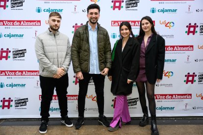 Fran Iribarne, Samuel Díaz, María Artero y Lidia Hernández.