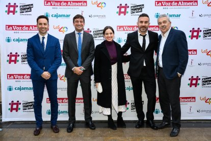 Ricardo Céspedes, Javier Carmona, Laura Martínez, David García y Juan Fernández-Aguilar.