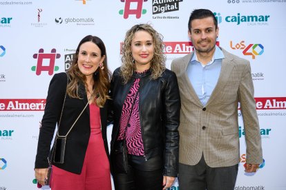 Lidia Romero, Rosa Maldonado y Raúl Díez.