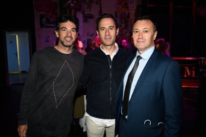 Emilio Galdeano, Óscar Linares y Javier Vicente.