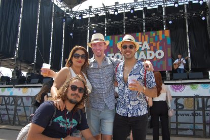 Daniel, David, Yolanda y Leonardo