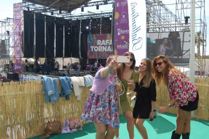 Un selfie al escenario