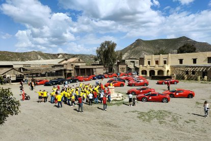 Los Ferrari recién llegados a Fort Bravo.