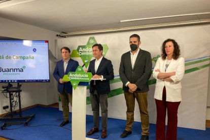 Desde la izquierda, Fernando Giménez, Francisco Góngora, Juanjo Alonso y María Vázquez.