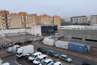 Nueva jornada de paraguas en Almería.