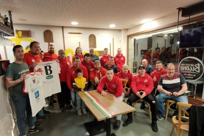 La expedición del club italiano cenó la noche del jueves en un conocido restaurante de la capital almeriense.