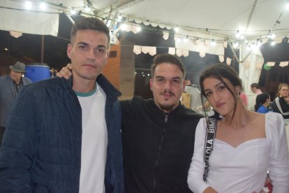 Satu con David y Nicasio de cruces.