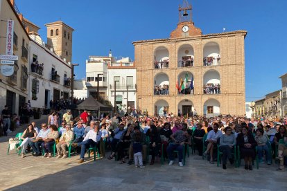 Grabación final del programa \'Volando Voy\' de Jesús Calleja en Laujar de Andarax.