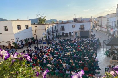 Grabación final del programa \'Volando Voy\' de Jesús Calleja en Laujar de Andarax.