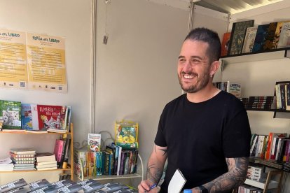 Blas Ruiz Grau, en la firma de libros.