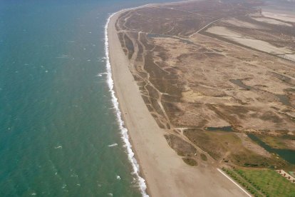 Playa de Cerrillos, en Punta Entinas.