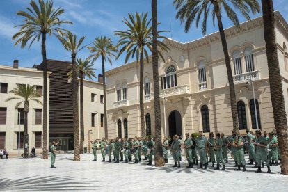 La Brigada de la Legión en la Plaza de la Catedral.