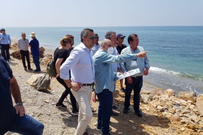 Visita a la playa de Balerma.