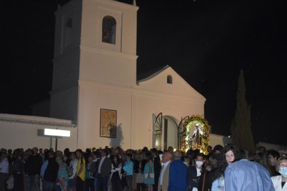 San José fue trasladado desde la ermita a la iglesia.
