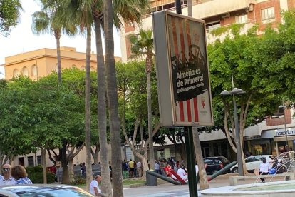 Imagen captada en la Rambla de Almería.