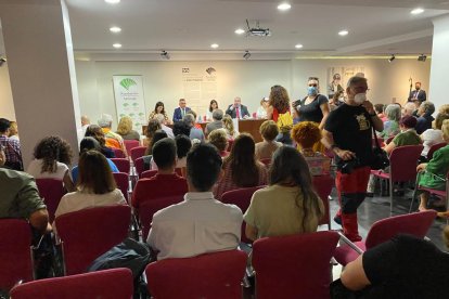 Aspecto general de la sala donde se ha desarrollado el acto.