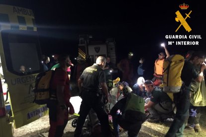 El accidente se ha producido cuando un grupo de personas se encontraban realizando la actividad de espeleología.