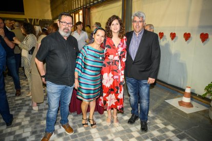 Enrique Usor, Sensi Marcos, María Jesús Amate y David Cabrera, integrantes de Izquierda Unida.